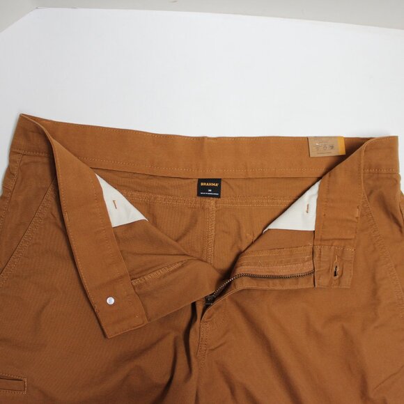 NWT Men's Size 36 Brahma 9" Inseam Relaxed Fit Canvas Shorts - Picture 12 of 14